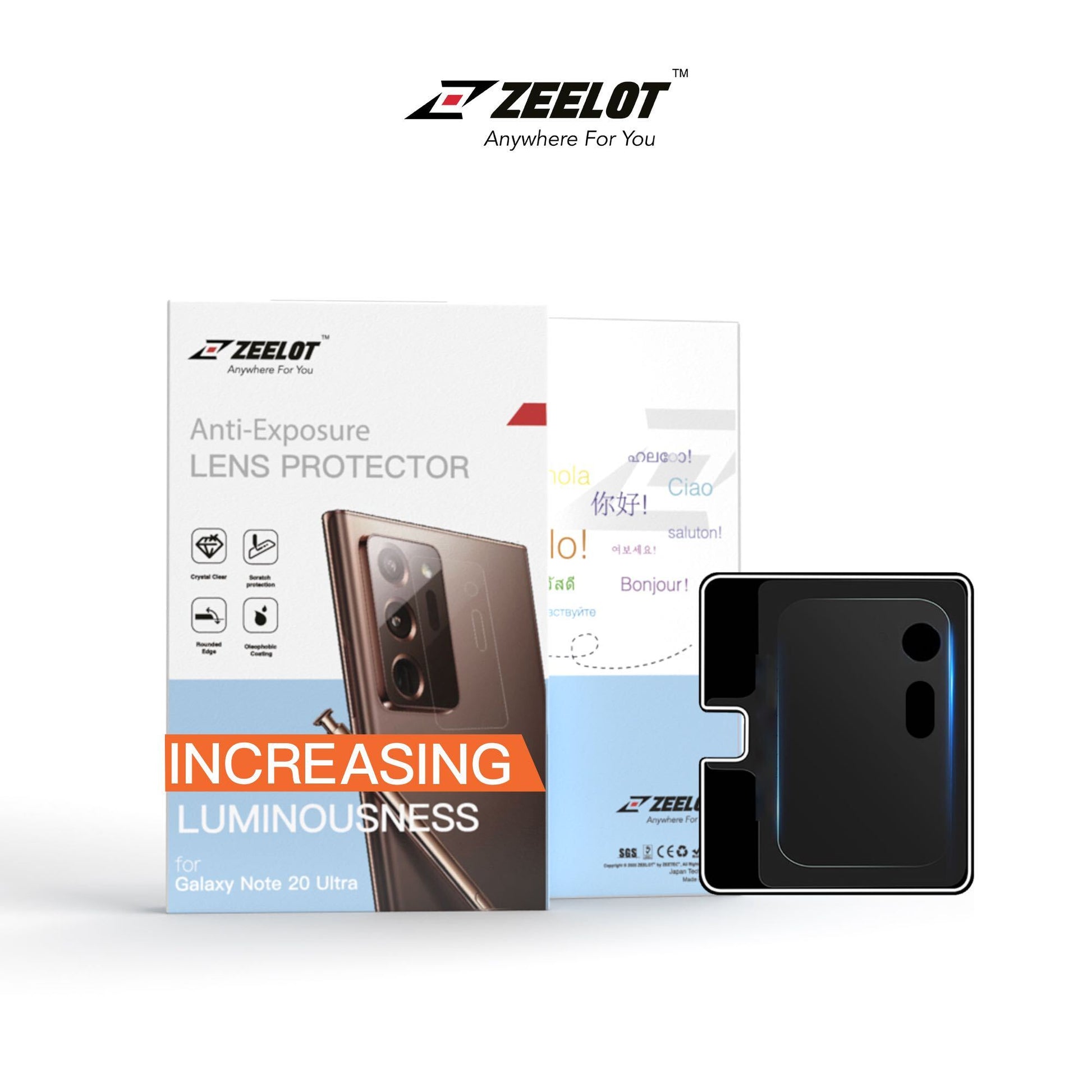 Shop and buy Zeelot Camera Lens Tempered Glass Protector for Samsung Galaxy Note 20 Ultra 5G (2020)| Casefactorie® online with great deals and sales prices with fast and safe shipping. Casefactorie is the largest Singapore official authorised retailer for the largest collection of mobile premium accessories.