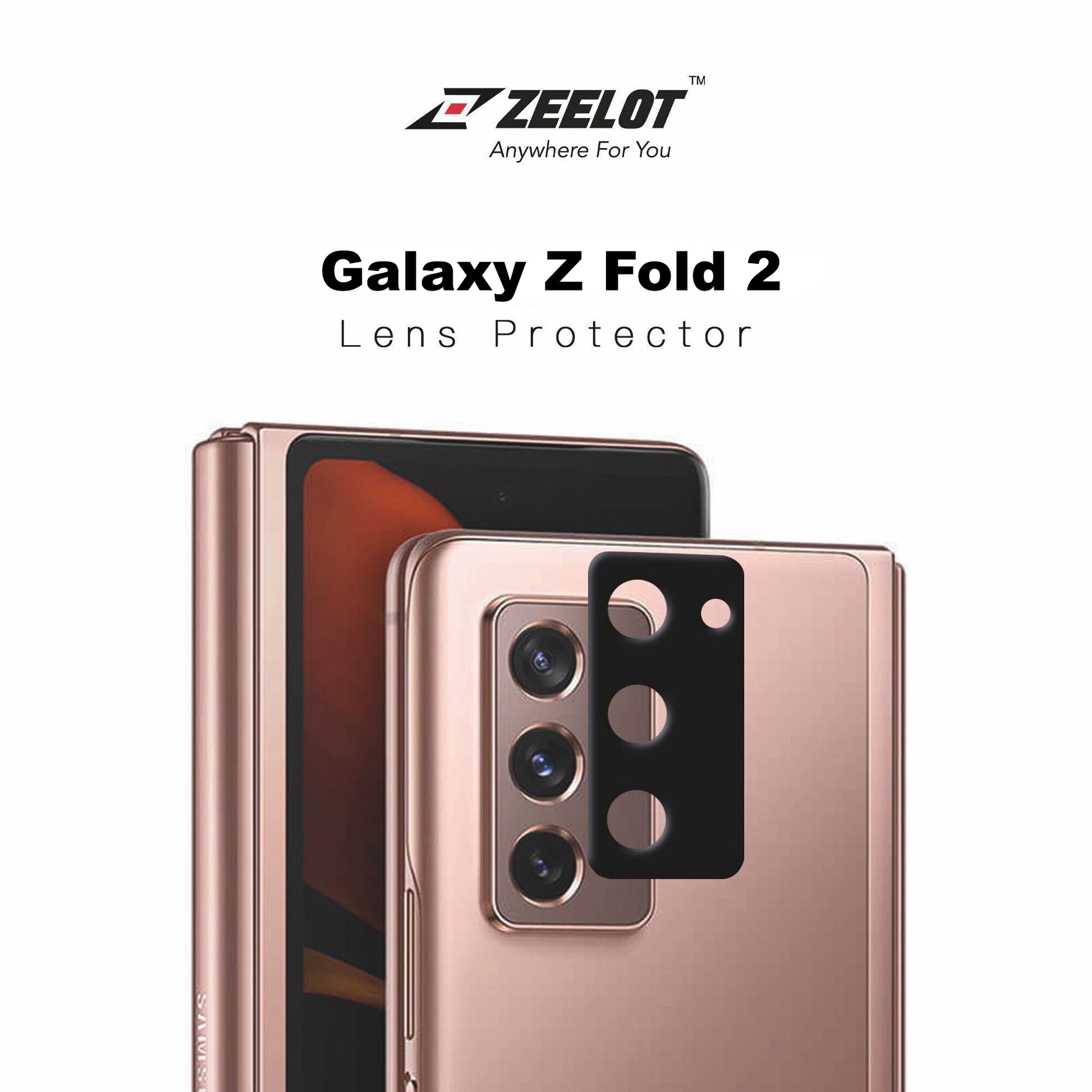 Shop and buy Zeelot Camera Lens Protector for Samsung Galaxy Z Fold 2 (2020) Scratch-Resistant| Casefactorie® online with great deals and sales prices with fast and safe shipping. Casefactorie is the largest Singapore official authorised retailer for the largest collection of mobile premium accessories.