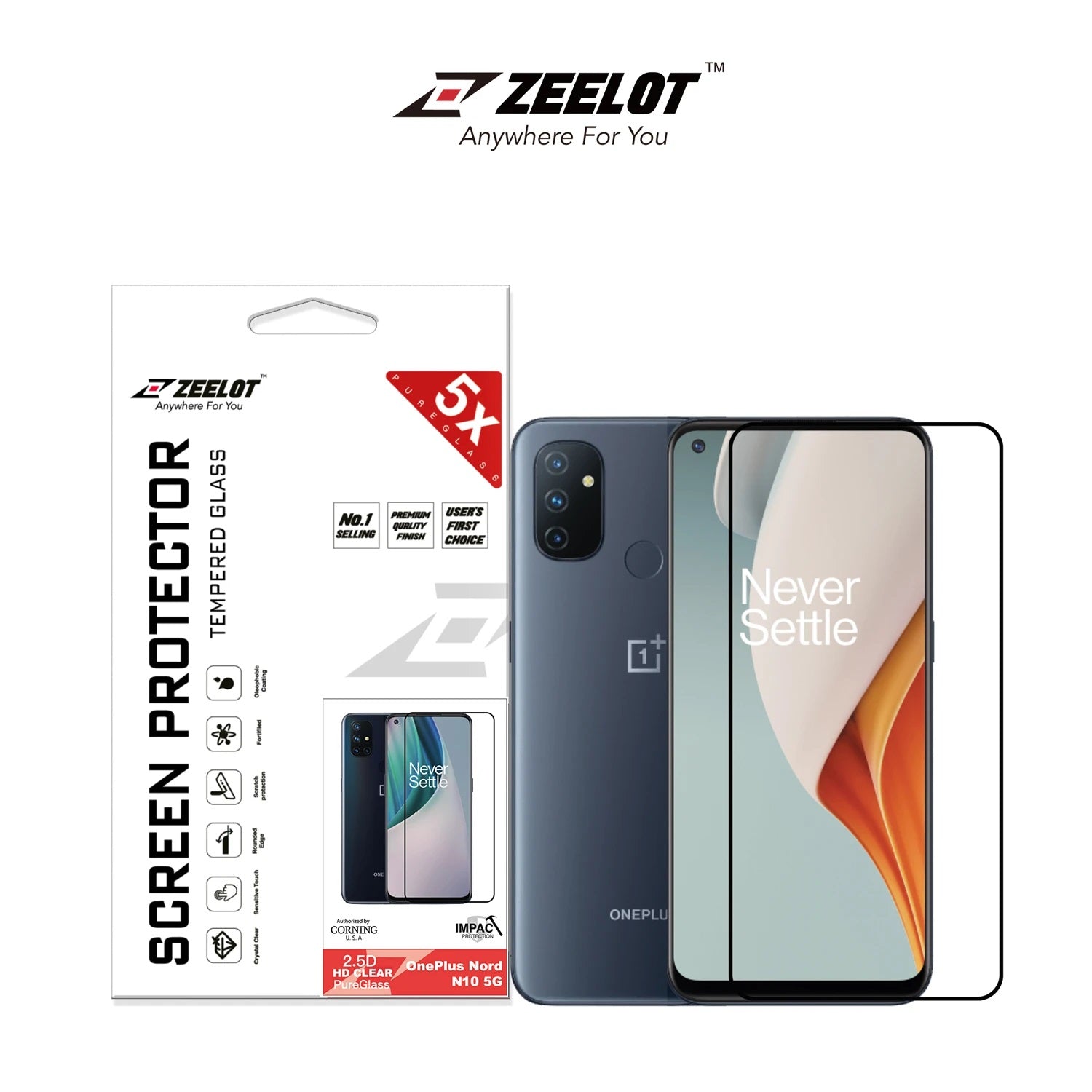 Shop and buy Zeelot PureGlass 2.5D Clear Tempered Glass Screen Protector for OnePlus Nord N10 5G (2020)| Casefactorie® online with great deals and sales prices with fast and safe shipping. Casefactorie is the largest Singapore official authorised retailer for the largest collection of mobile premium accessories.