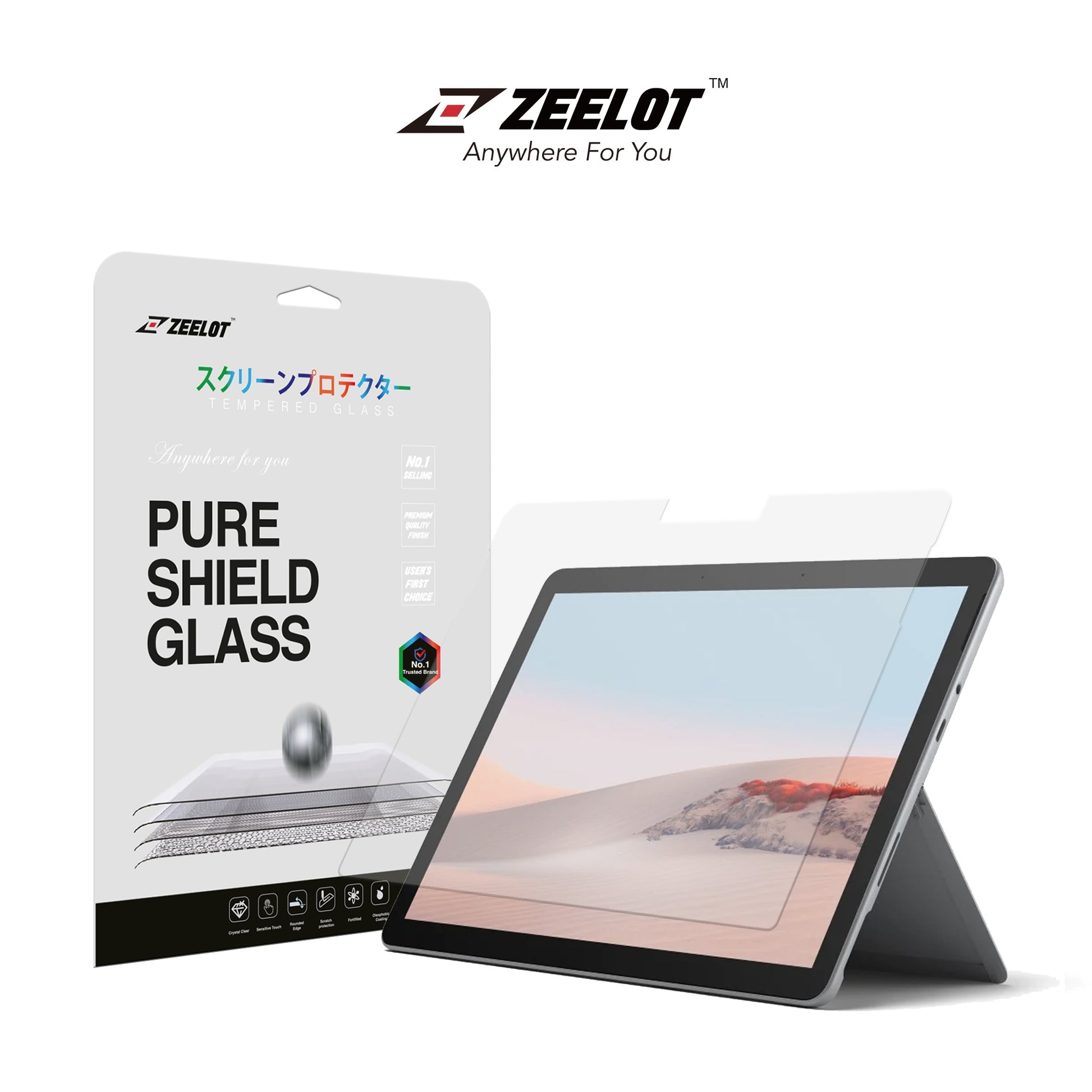 Shop and buy Zeelot PureShield 2.5D Clear Tempered Glass Screen Protector for Microsoft Surface Go 2 (2020)| Casefactorie® online with great deals and sales prices with fast and safe shipping. Casefactorie is the largest Singapore official authorised retailer for the largest collection of mobile premium accessories.