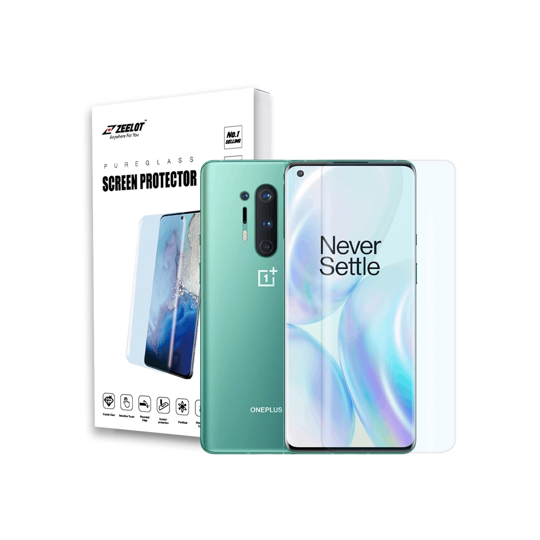 Shop and buy Zeelot PureGlass Clear LOCA Tempered Glass Screen Protector for OnePlus 8 Pro (2020)| Casefactorie® online with great deals and sales prices with fast and safe shipping. Casefactorie is the largest Singapore official authorised retailer for the largest collection of mobile premium accessories.