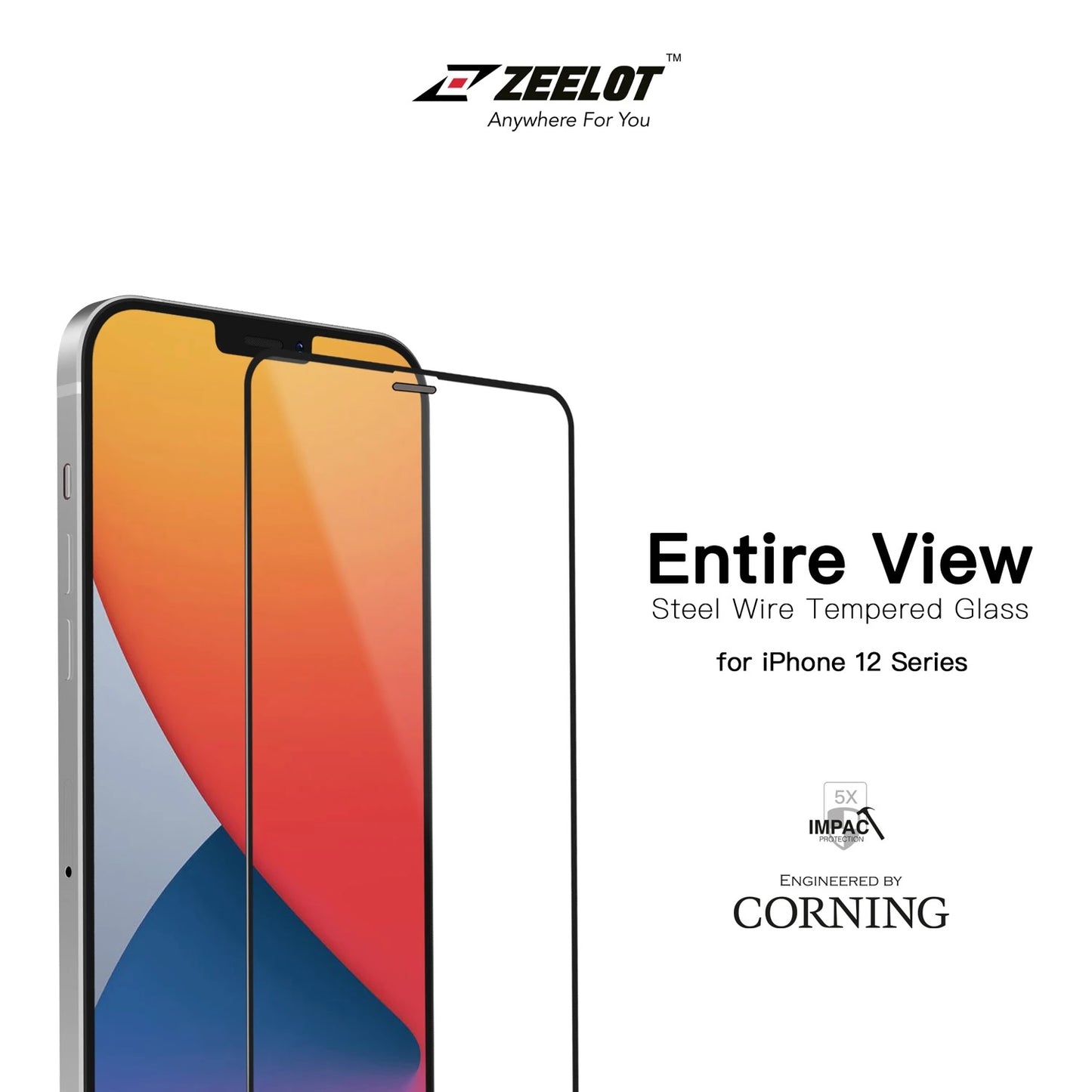 Shop and buy Zeelot PureGlass Steel Wire HD Clear Tempered Glass Screen Protector for iPhone 12/ 12 Pro (2020)| Casefactorie® online with great deals and sales prices with fast and safe shipping. Casefactorie is the largest Singapore official authorised retailer for the largest collection of mobile premium accessories.