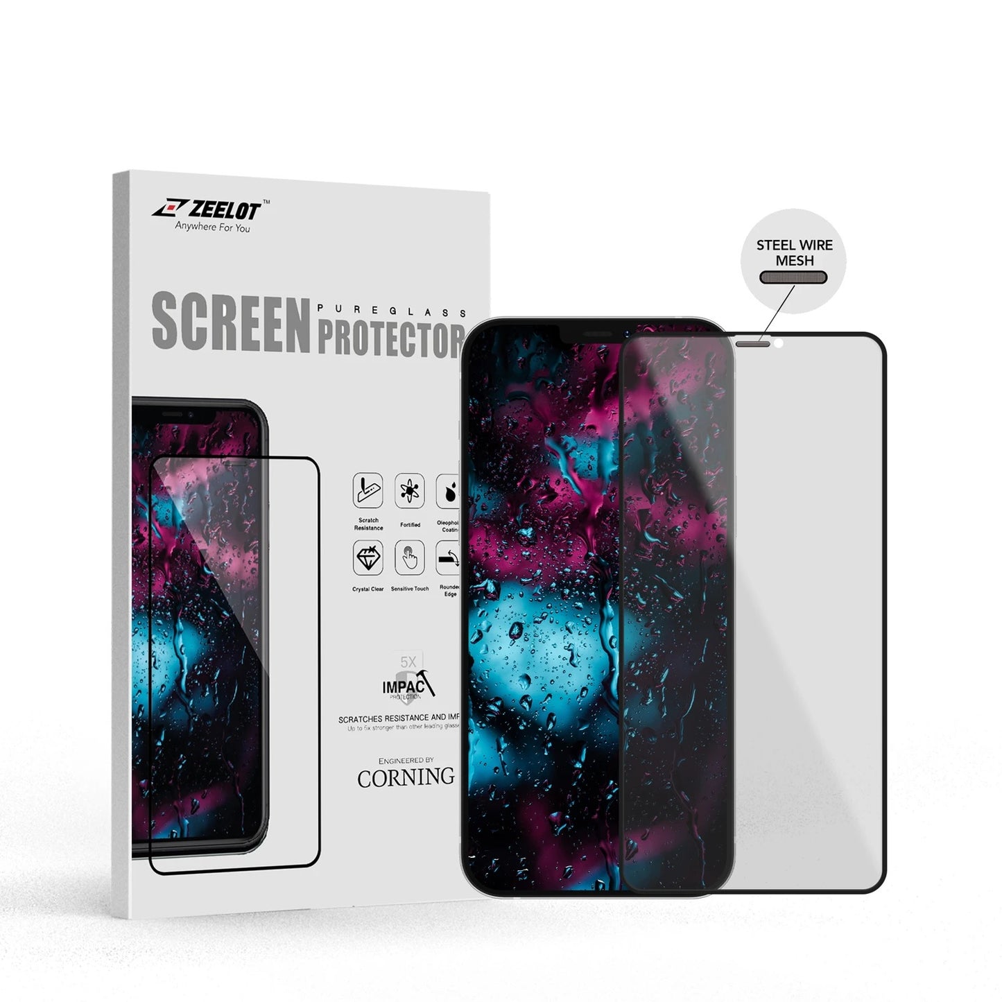 Shop and buy Zeelot PureGlass Steel Wire Privacy Tempered Glass Screen Protector for iPhone 12 Pro Max (2020)| Casefactorie® online with great deals and sales prices with fast and safe shipping. Casefactorie is the largest Singapore official authorised retailer for the largest collection of mobile premium accessories.