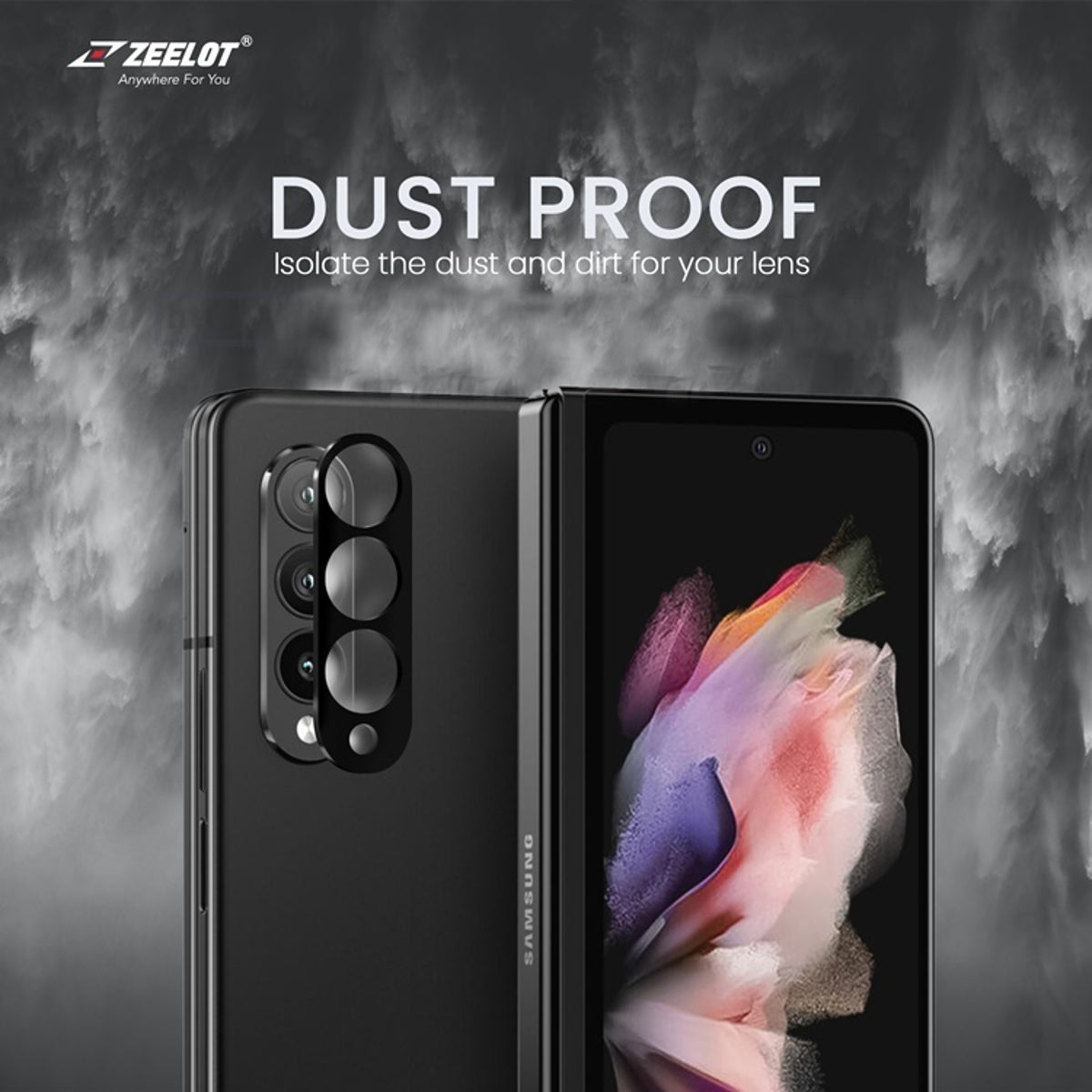 Shop and buy Zeelot Camera Lens Protector for Samsung Galaxy Z Fold 3 5G (2021) Scratch-Resistant| Casefactorie® online with great deals and sales prices with fast and safe shipping. Casefactorie is the largest Singapore official authorised retailer for the largest collection of mobile premium accessories.