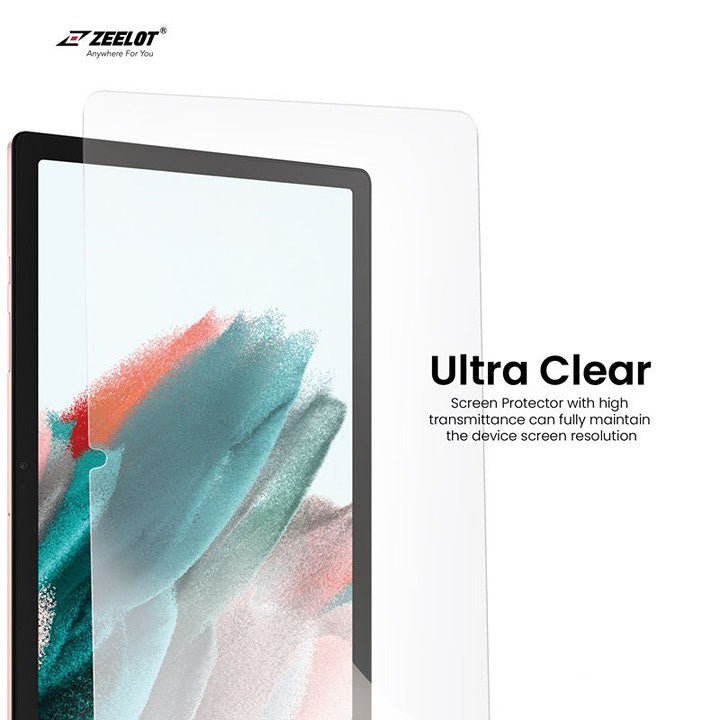 Shop and buy Zeelot PureGlass 2.5D Tempered Glass Screen Protector for Samsung Galaxy Tab A8 10.5" (2021) Clear| Casefactorie® online with great deals and sales prices with fast and safe shipping. Casefactorie is the largest Singapore official authorised retailer for the largest collection of mobile premium accessories.