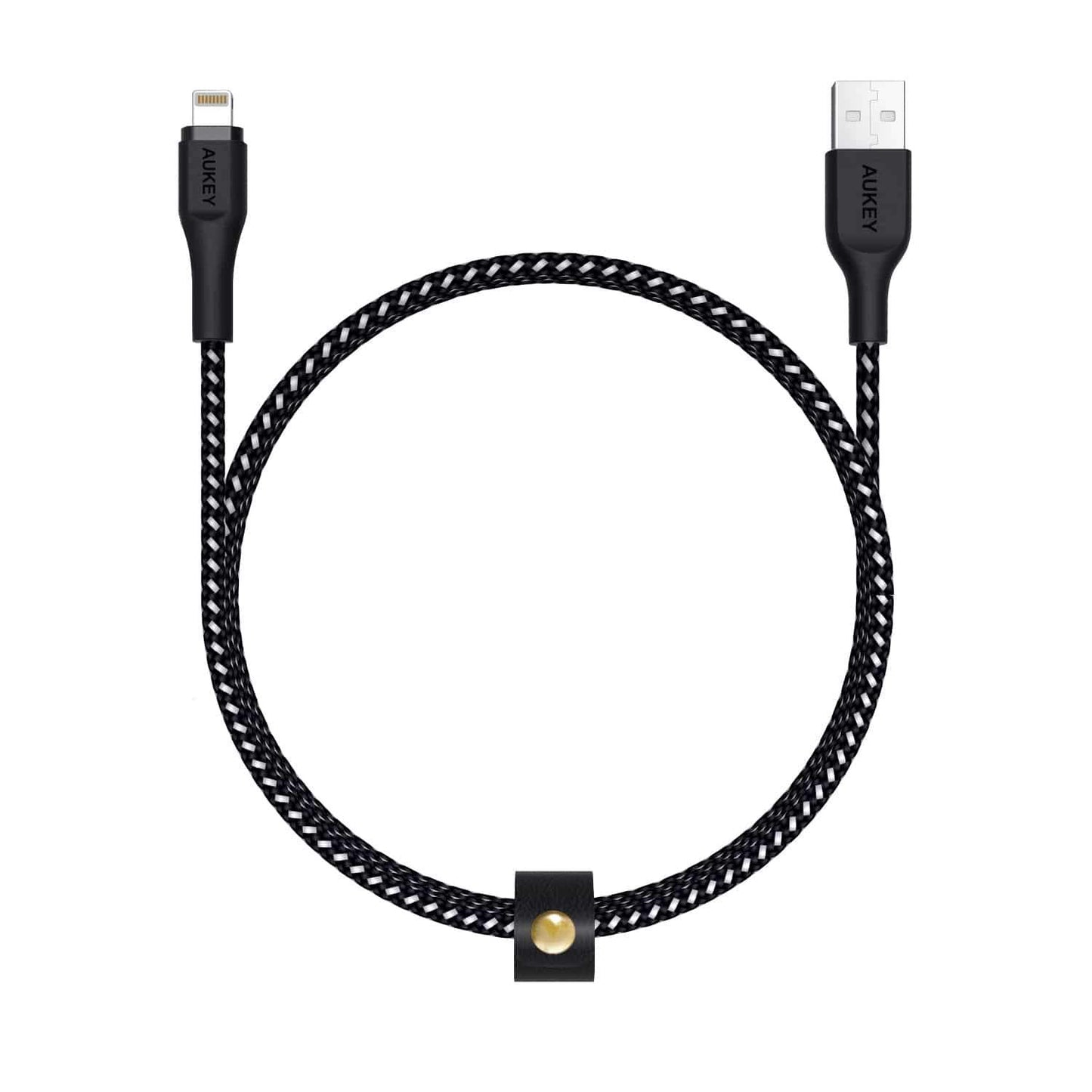 Aukey CB-AL2 MFI Nylon Braided Lightning Cable for Sync and Charging