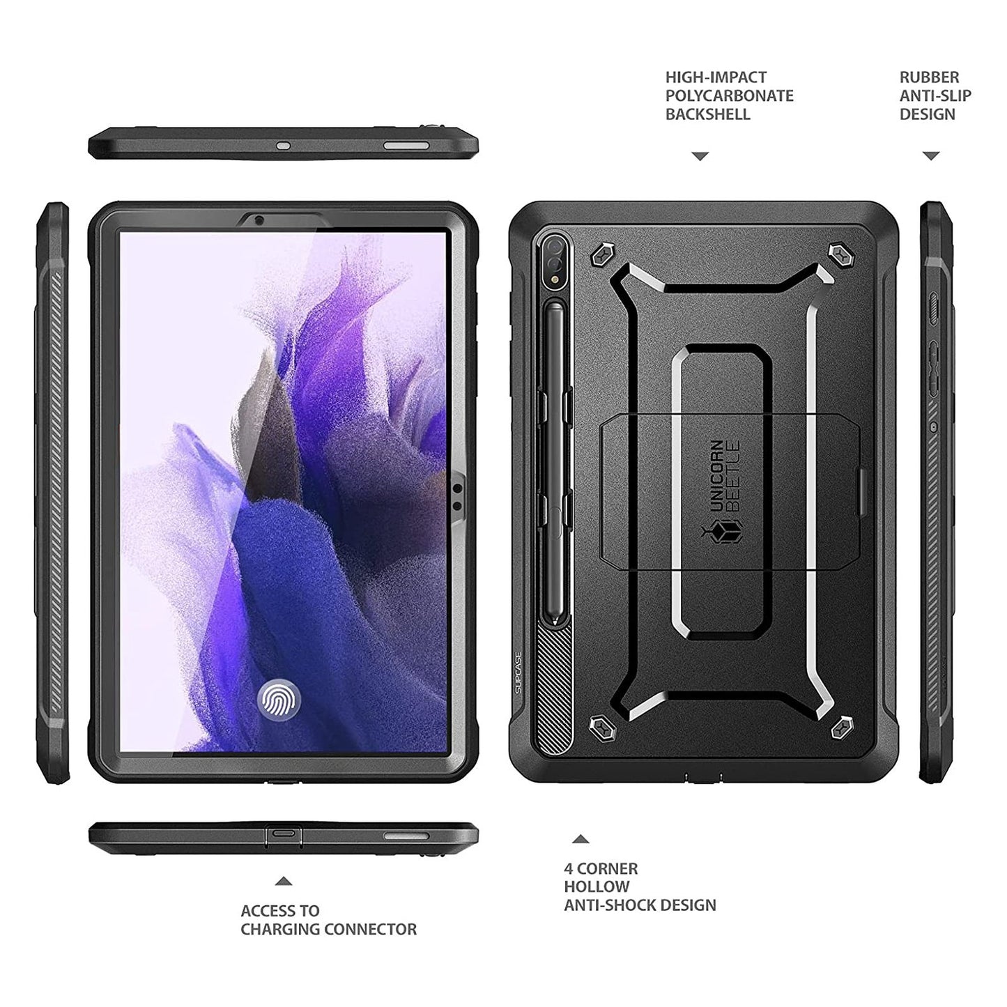 Shop and buy Supcase Unicorn Beetle Pro Rugged Case with Kickstand for Samsung Galaxy Tab S7 FE 12.4" (2021)| Casefactorie® online with great deals and sales prices with fast and safe shipping. Casefactorie is the largest Singapore official authorised retailer for the largest collection of mobile premium accessories.