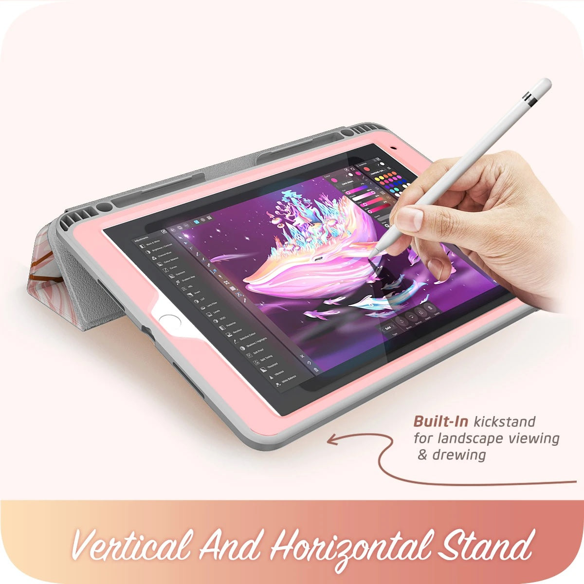 Shop and buy i-i-Blason Cosmo Case iPad 10.2" (2021/2020/2019) Built-in Screen Protector & Apple Pencil Holder| Casefactorie® online with great deals and sales prices with fast and safe shipping. Casefactorie is the largest Singapore official authorised retailer for the largest collection of mobile premium accessories.