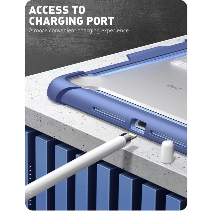 i-Blason Ares Clear Case for iPad Air 10.9" (2020/2022) with Built-in Screen Protector