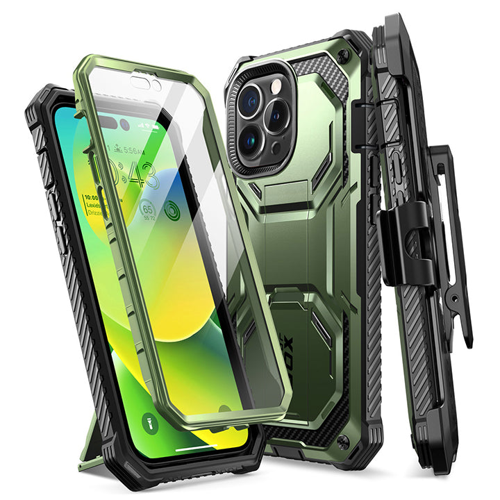 Shop and buy i-Blason Armorbox Full-Body Holster Case iPhone 14 Pro 2022 Built-in Screen Protector Shockproof| Casefactorie® online with great deals and sales prices with fast and safe shipping. Casefactorie is the largest Singapore official authorised retailer for the largest collection of mobile premium accessories.
