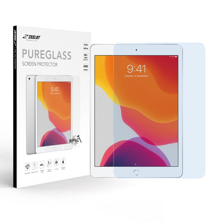 Shop and buy Zeelot PureGlass 2.5D Anti-Blue Ray Corning Tempered Glass Screen Protector iPad 10.2" (2020/2019)| Casefactorie® online with great deals and sales prices with fast and safe shipping. Casefactorie is the largest Singapore official authorised retailer for the largest collection of mobile premium accessories.