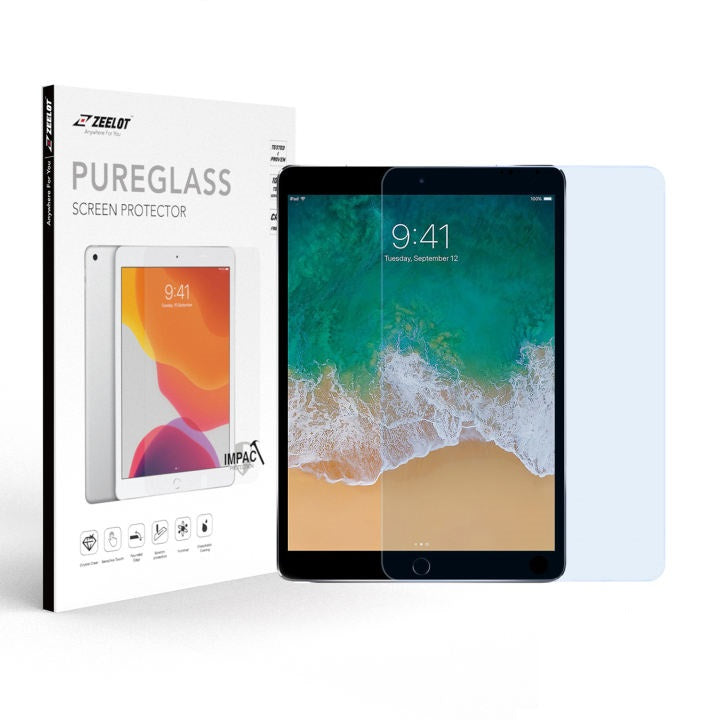Shop and buy Zeelot PureGlass 2.5D Anti-Blue Ray Corning Tempered Glass Screen Protector iPad 10.5" (2017-2019)| Casefactorie® online with great deals and sales prices with fast and safe shipping. Casefactorie is the largest Singapore official authorised retailer for the largest collection of mobile premium accessories.
