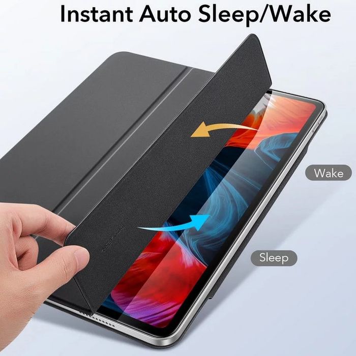 Shop and buy ESR Rebound Magnetic Smart Folio Flip Case for iPad Pro 12.9" (2020-2022) auto sleep/wake| Casefactorie® online with great deals and sales prices with fast and safe shipping. Casefactorie is the largest Singapore official authorised retailer for the largest collection of mobile premium accessories.