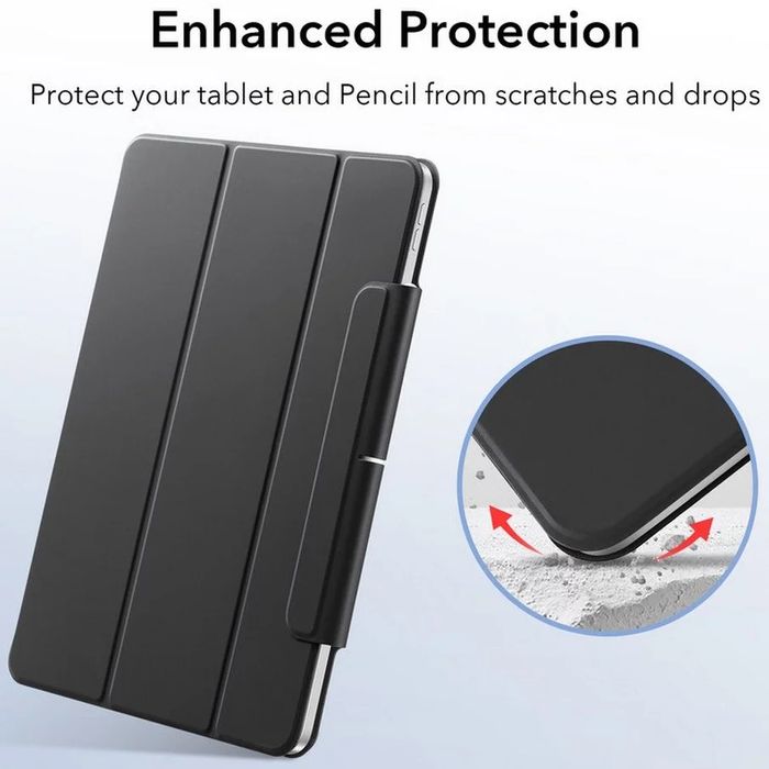Shop and buy ESR Rebound Magnetic Smart Folio Flip Case for iPad Pro 12.9" (2020-2022) auto sleep/wake| Casefactorie® online with great deals and sales prices with fast and safe shipping. Casefactorie is the largest Singapore official authorised retailer for the largest collection of mobile premium accessories.
