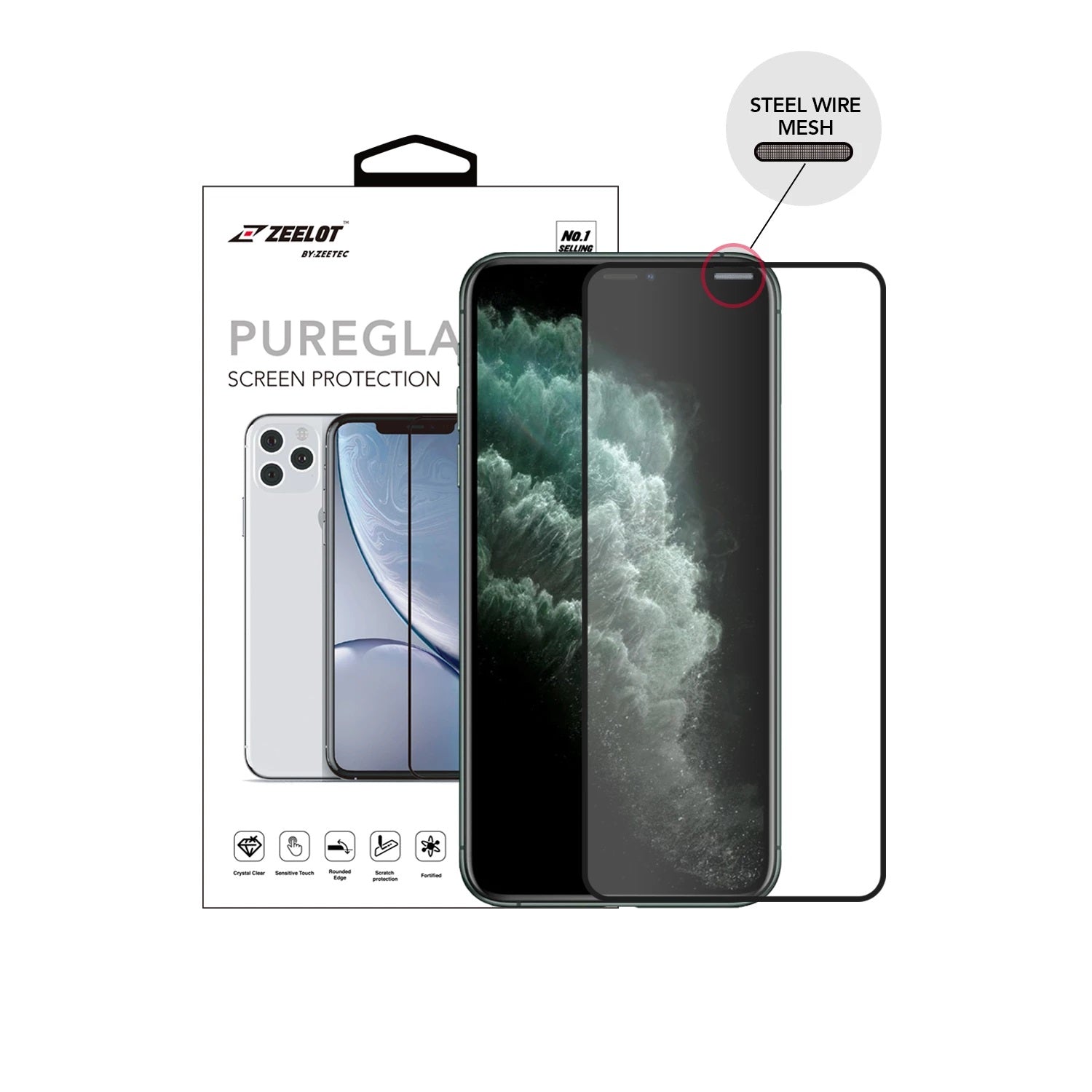 Where to buy the best-priced iPhone 11 Pro Max screen protector in Singapore? Check out the Zeelot Anti-Glare Matte 2.5D Tempered Glass series cover here! More discount accessories only at Casefactorie!