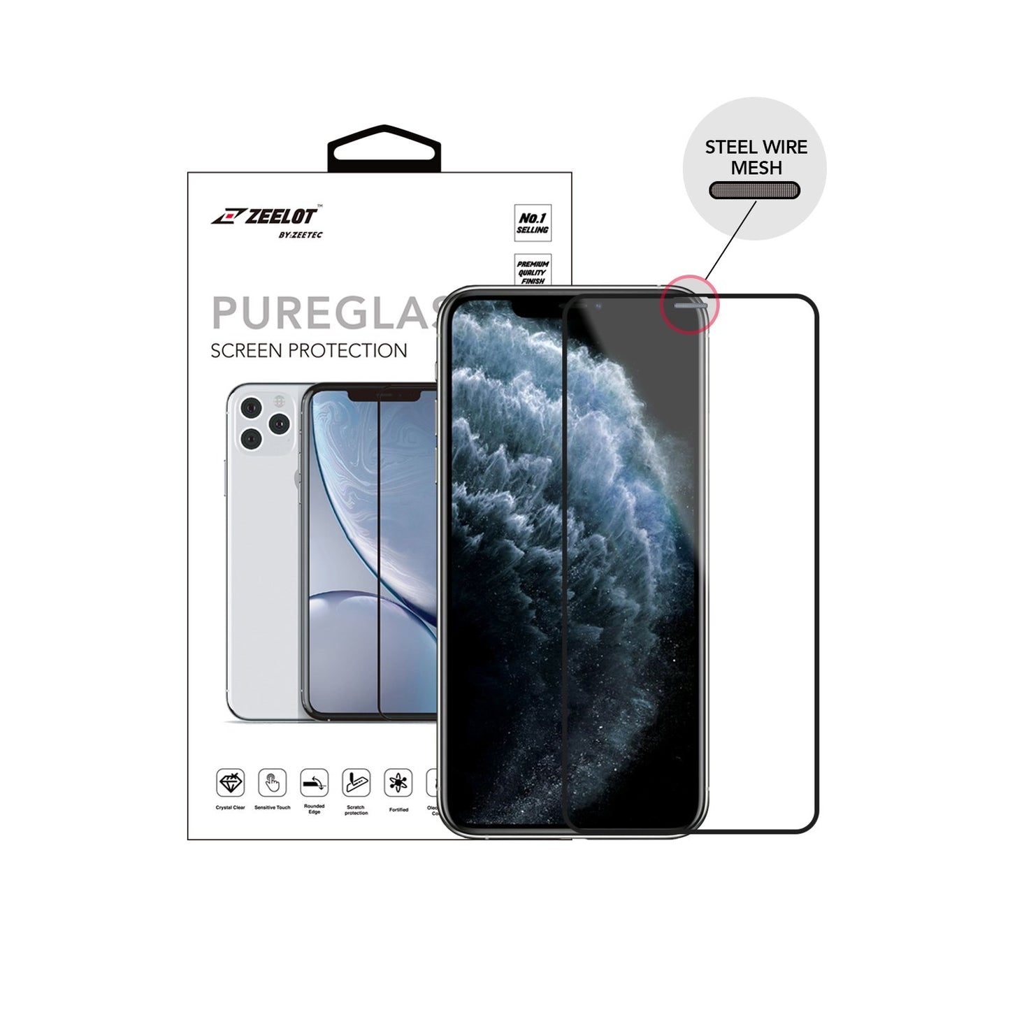 Where to buy the best-priced iPhone 11 Pro screen protector in Singapore? Check out the Zeelot Clear 2.5D Tempered Glass here! More discount accessories only at Casefactorie!
