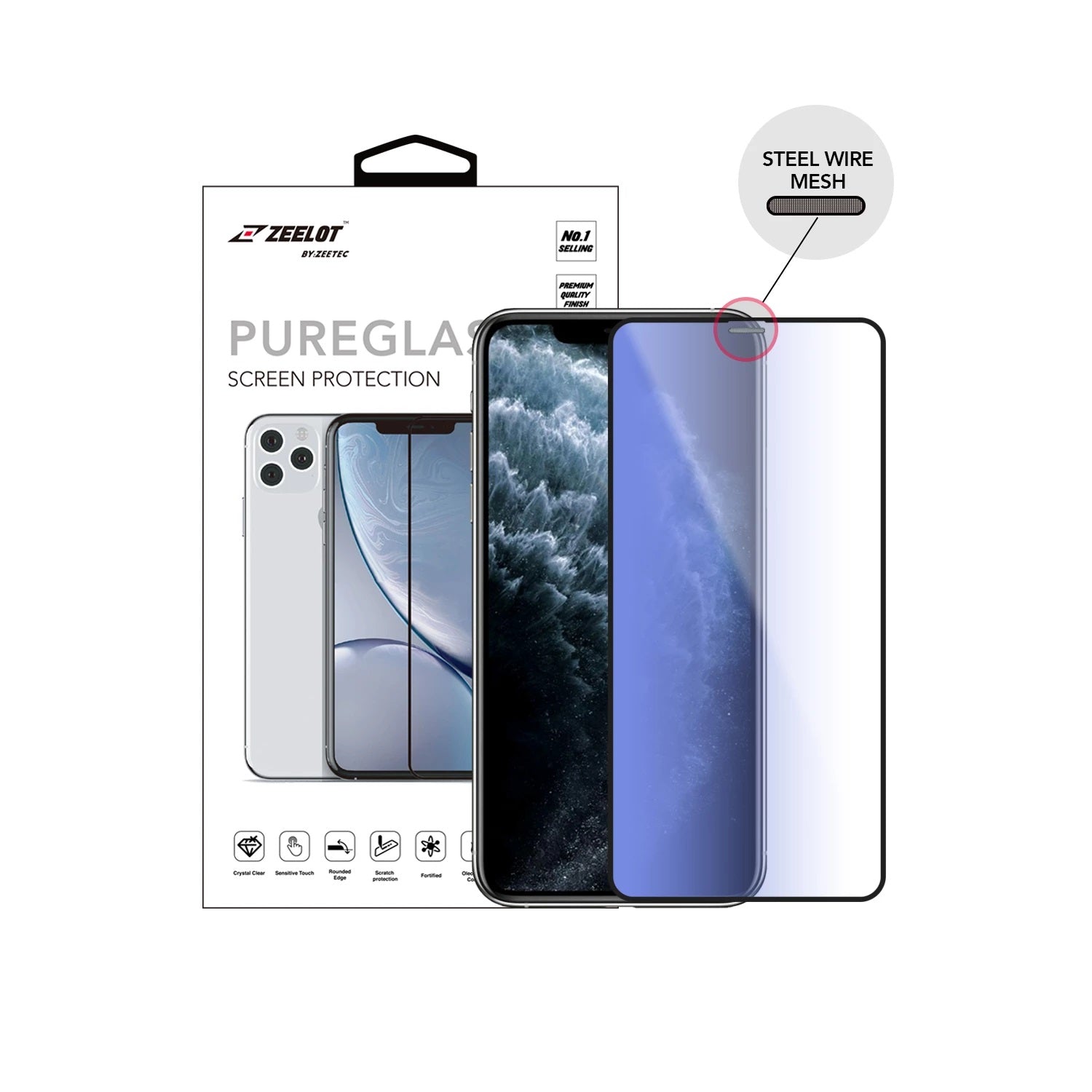 Where to buy the best-priced iPhone 11 Pro screen protector in Singapore? Check out the Zeelot Anti-Blue Ray 2.5D Tempered Glass here! More discount accessories only at Casefactorie!