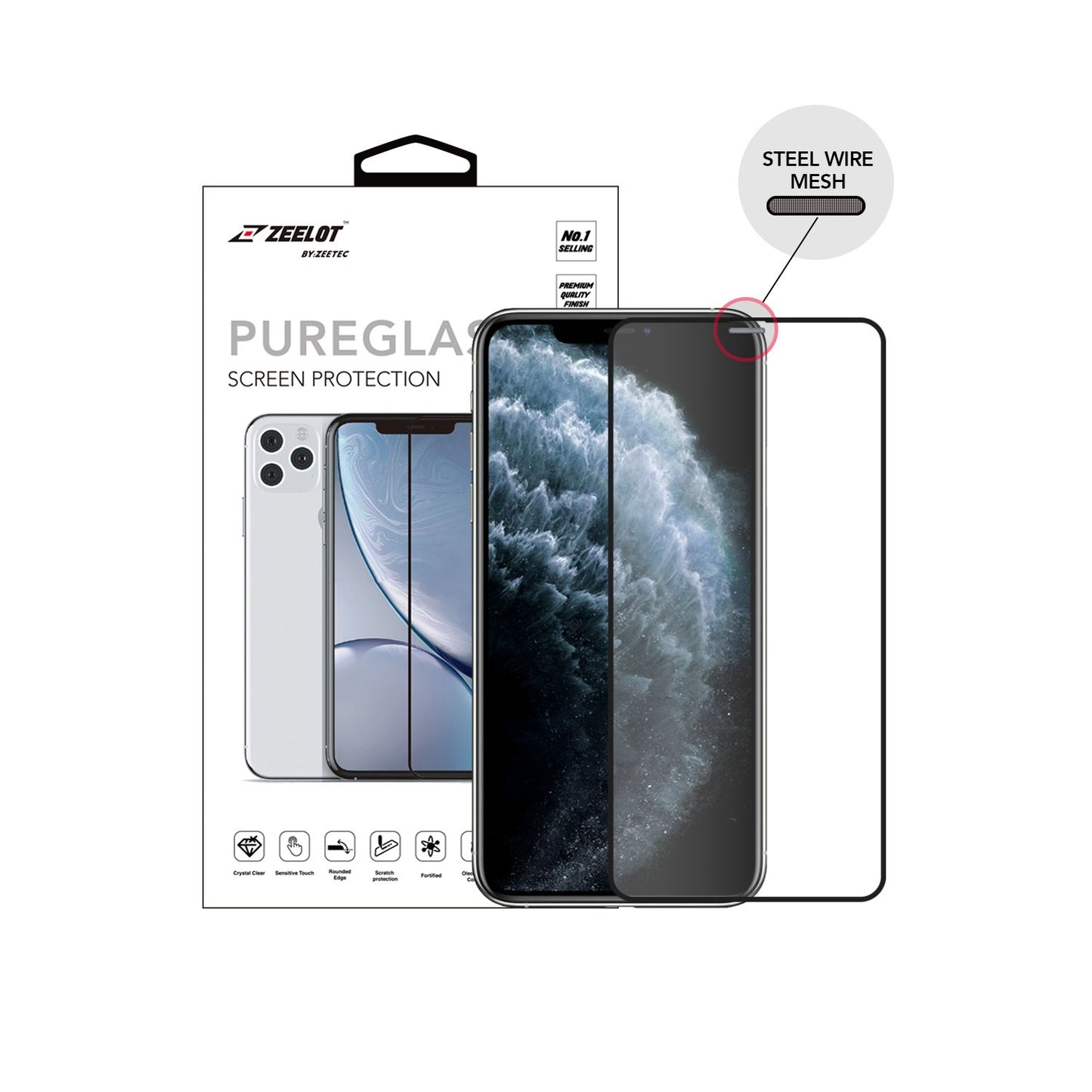 Where to buy the best-priced iPhone 11 Pro screen protector in Singapore? Check out the Zeelot Pro Anti-Glare Matte 2.5D Tempered Glass here! More discount accessories only at Casefactorie!