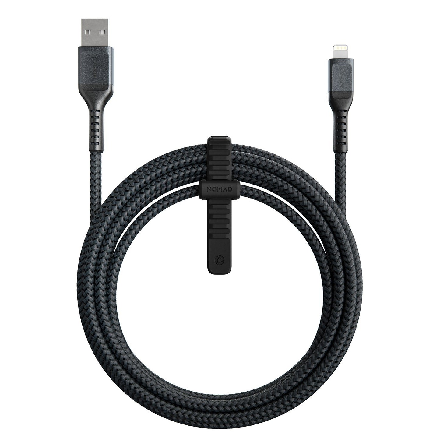 Shop and buy Nomad Rugged Kevlar USB-A to Lightning Cable MFi Certified Durable Alloy Housing Silicone Cable Tie| Casefactorie® online with great deals and sales prices with fast and safe shipping. Casefactorie is the largest Singapore official authorised retailer for the largest collection of mobile premium accessories.