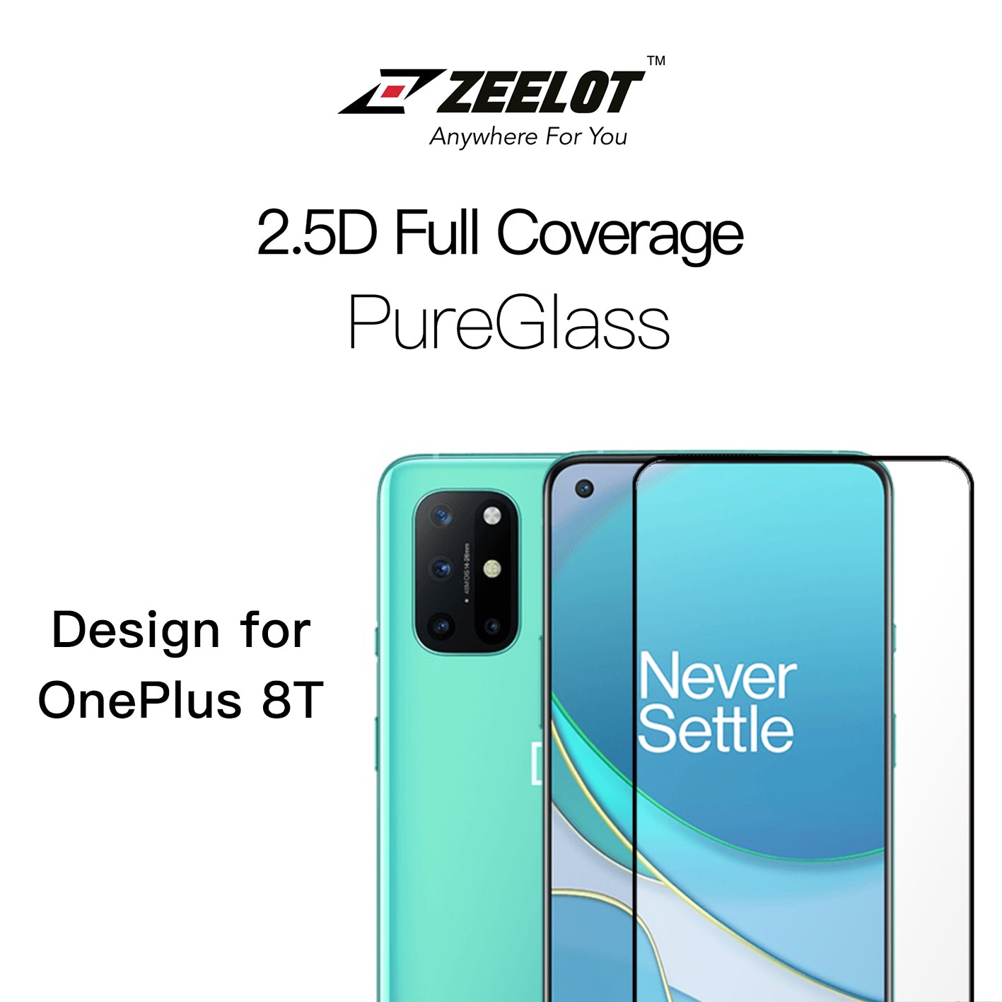 Shop and buy Zeelot PureGlass 2.5D Clear Tempered Glass Screen Protector for OnePlus 8T (2020) Crystal Clear| Casefactorie® online with great deals and sales prices with fast and safe shipping. Casefactorie is the largest Singapore official authorised retailer for the largest collection of mobile premium accessories.