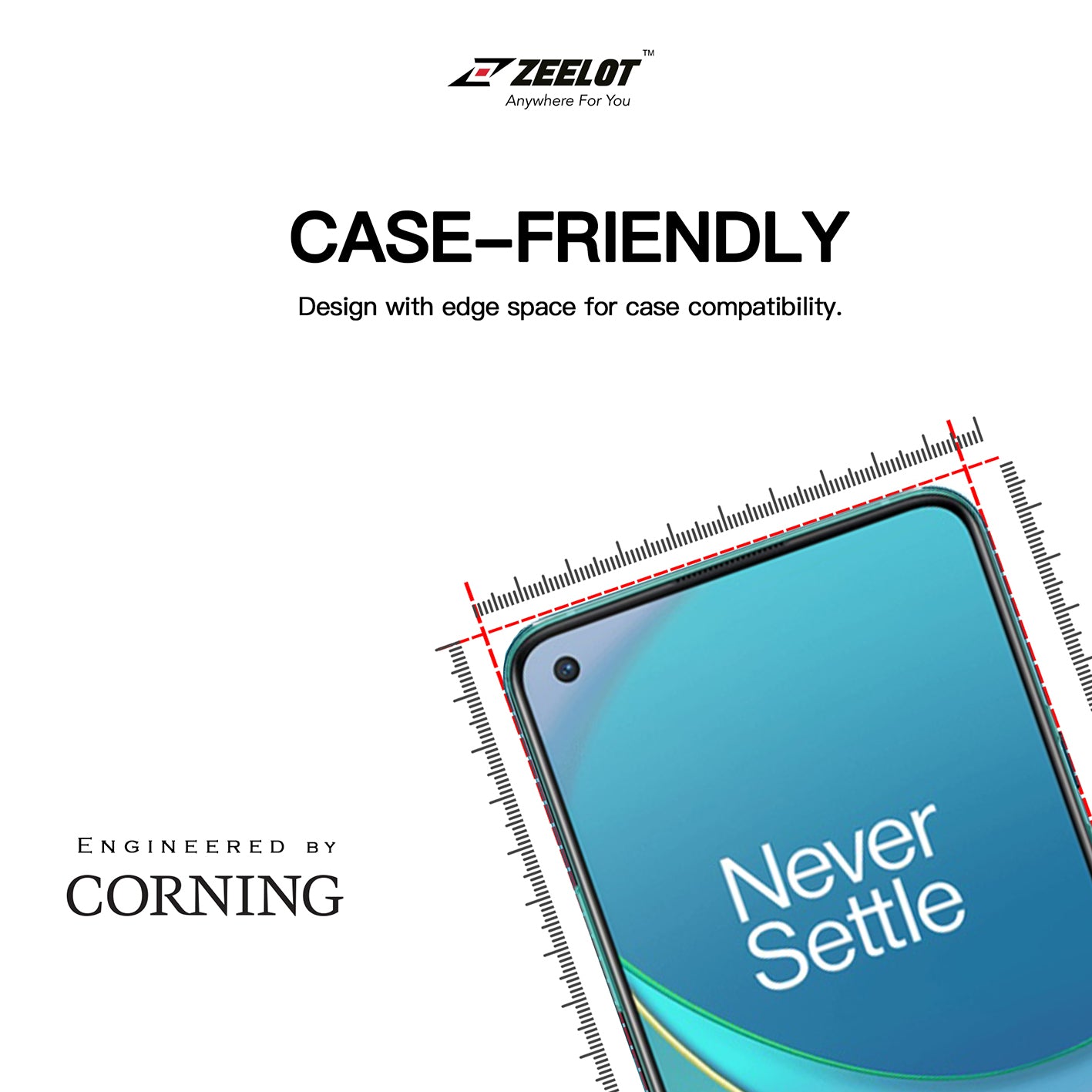 Shop and buy Zeelot PureGlass 2.5D Clear Tempered Glass Screen Protector for OnePlus 8T (2020) Crystal Clear| Casefactorie® online with great deals and sales prices with fast and safe shipping. Casefactorie is the largest Singapore official authorised retailer for the largest collection of mobile premium accessories.