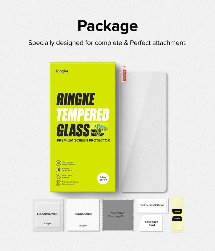 Shop and buy Ringke Display Tempered Glass Screen Protector for Samsung Galaxy Z Fold 4 (2022) 9H Hardness| Casefactorie® online with great deals and sales prices with fast and safe shipping. Casefactorie is the largest Singapore official authorised retailer for the largest collection of mobile premium accessories.