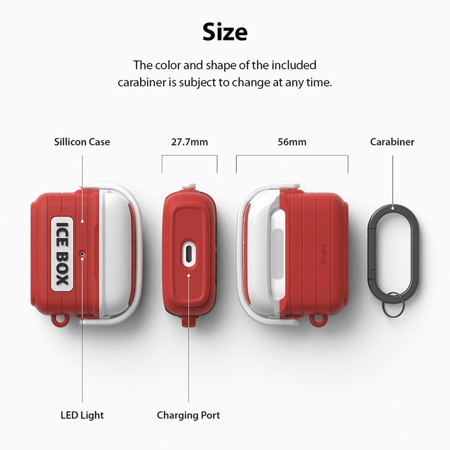 Shop and buy Ringke Ice Box Silicon Case for AirPods 3 (2021) with Carabiner Lock-in function shock-resistant| Casefactorie® online with great deals and sales prices with fast and safe shipping. Casefactorie is the largest Singapore official authorised retailer for the largest collection of mobile premium accessories.