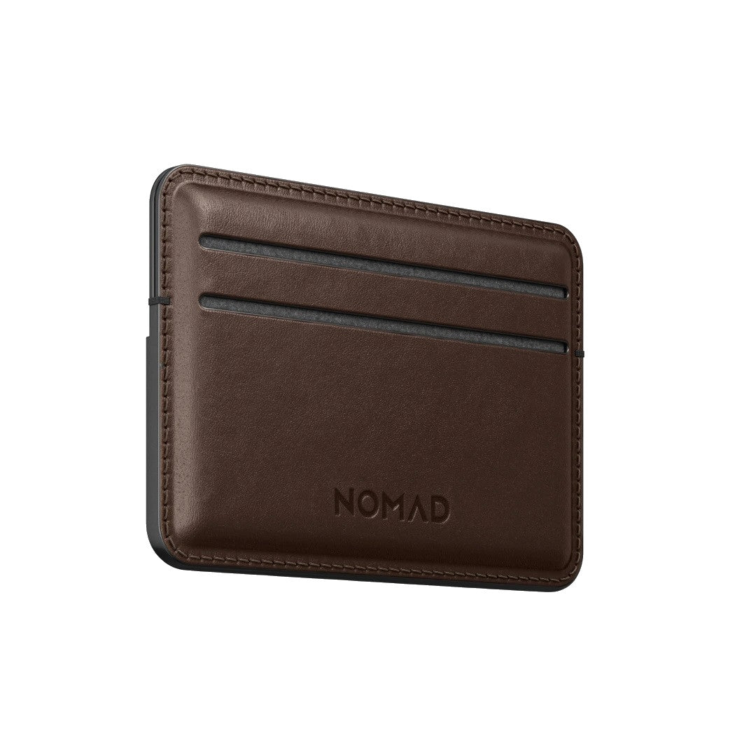 Shop and buy Nomad Horween Leather Card Wallet Holds 10 cards Thermoformed leather shape modern minimalist| Casefactorie® online with great deals and sales prices with fast and safe shipping. Casefactorie is the largest Singapore official authorised retailer for the largest collection of mobile premium accessories.