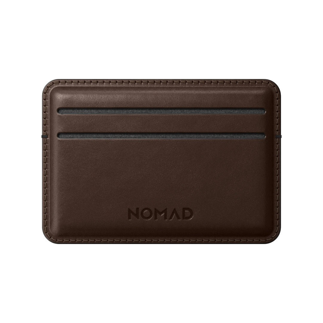 Shop and buy Nomad Horween Leather Card Wallet Holds 10 cards Thermoformed leather shape modern minimalist| Casefactorie® online with great deals and sales prices with fast and safe shipping. Casefactorie is the largest Singapore official authorised retailer for the largest collection of mobile premium accessories.
