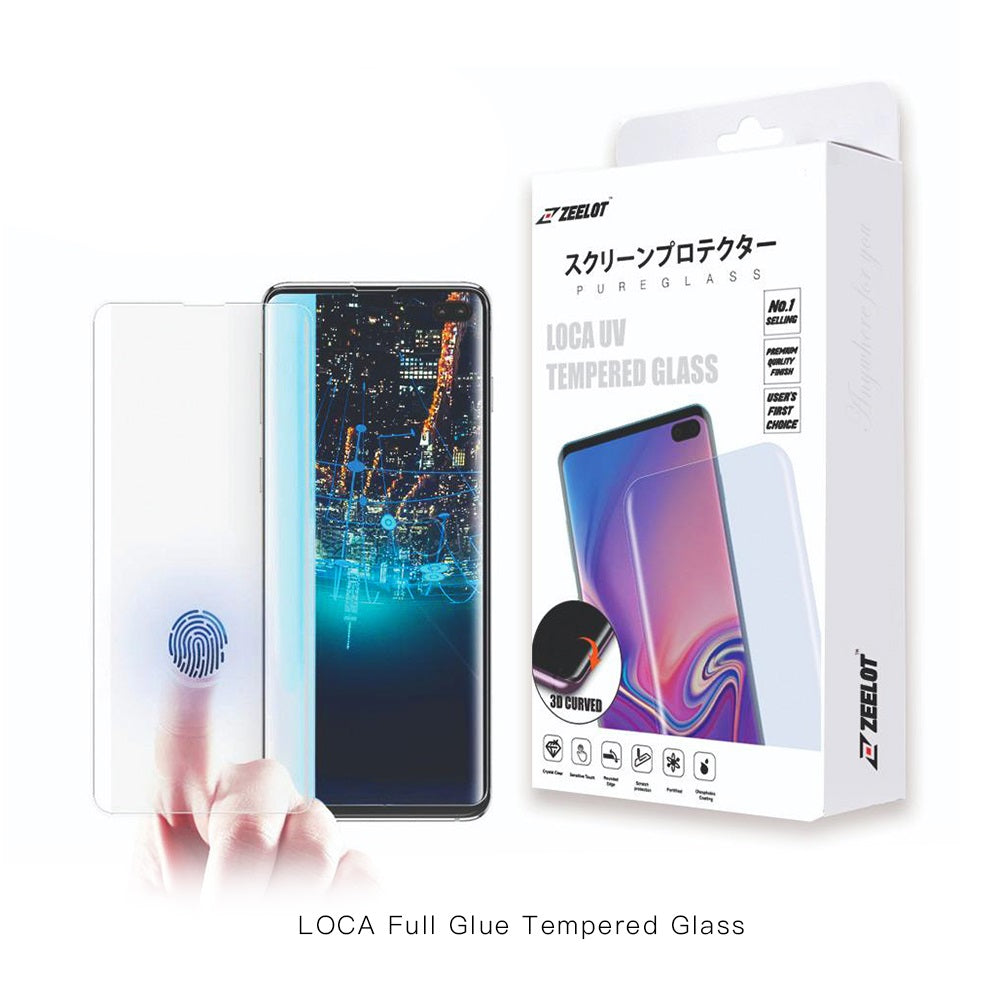 Zeelot PureGlass LOCA Tempered Glass Screen Protector for Samsung Galaxy S10 (2019)