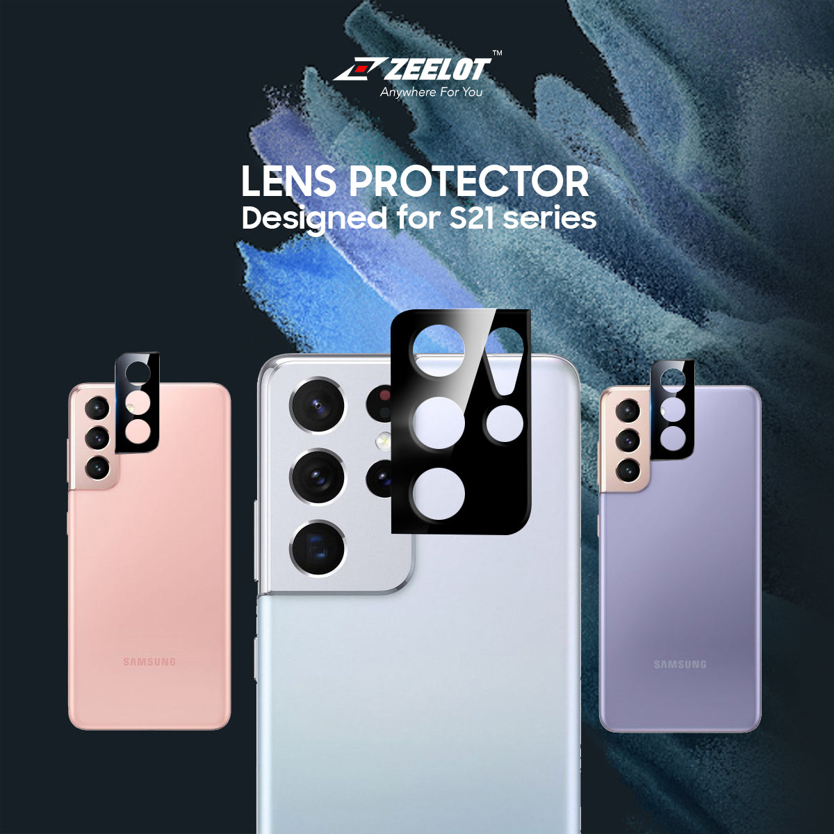 Shop and buy Zeelot Camera Lens Protector for Samsung Galaxy S21 Ultra 5G (2021) Perfect fit Seamless Design| Casefactorie® online with great deals and sales prices with fast and safe shipping. Casefactorie is the largest Singapore official authorised retailer for the largest collection of mobile premium accessories.
