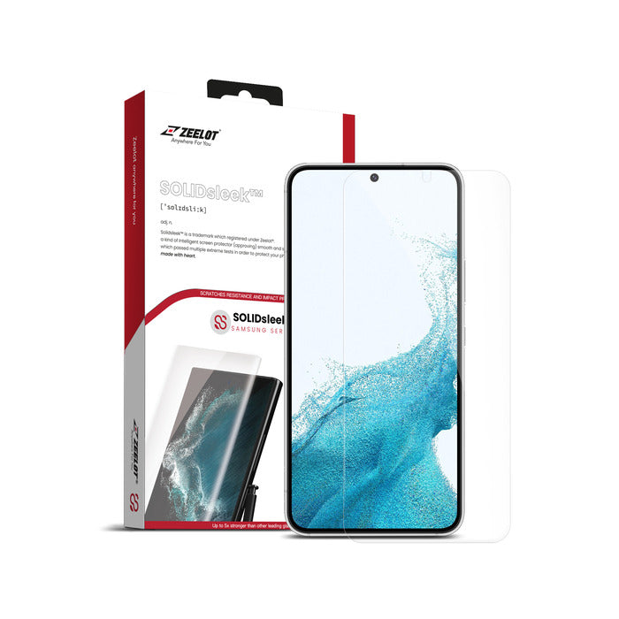 Shop and buy ZEELOT SOLIDsleek 2.5D Tempered Glass Screen Protector for Samsung Galaxy S23 Plus (2023) Clear| Casefactorie® online with great deals and sales prices with fast and safe shipping. Casefactorie is the largest Singapore official authorised retailer for the largest collection of mobile premium accessories.