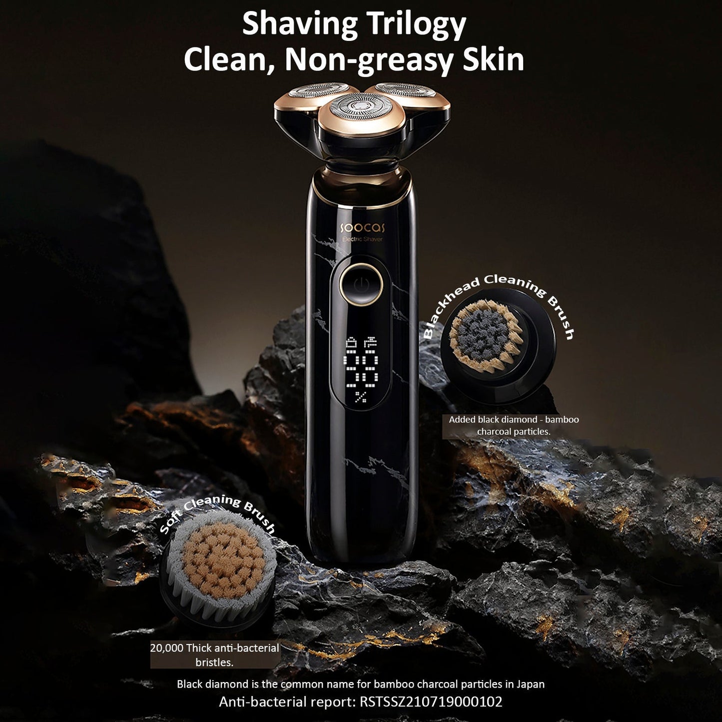 Shop and buy Soocas S32 Electric Shaver 3-in-1 Cleansing LED Digital Display IPX7 Waterproof Razor| Casefactorie® online with great deals and sales prices with fast and safe shipping. Casefactorie is the largest Singapore official authorised retailer for the largest collection of personal and home care items.
