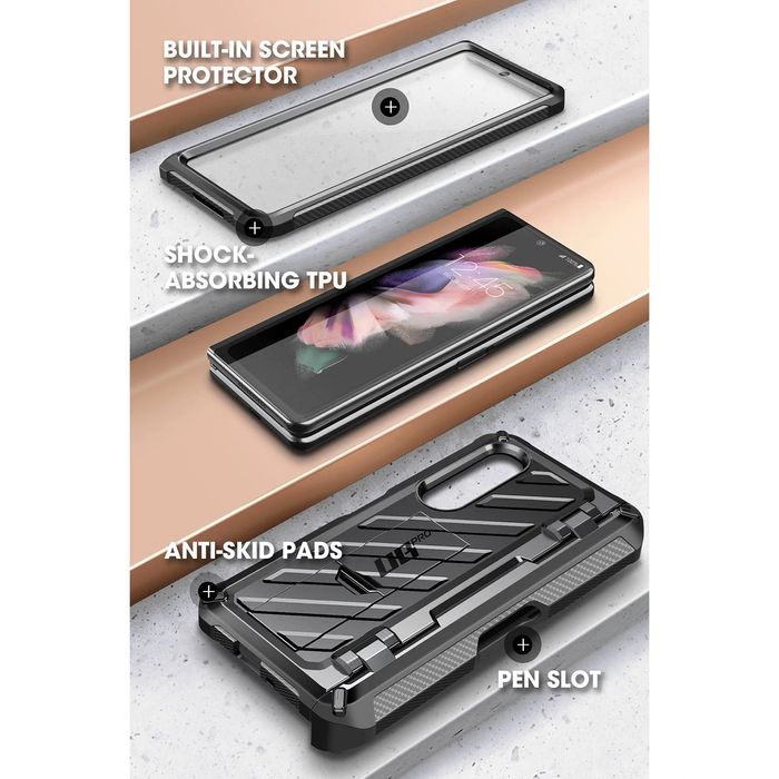 Shop and buy Supcase Unicorn Beetle Pro Full-Body Rugged Holster Case for Samsung Galaxy Z Fold 3 5G (2021)| Casefactorie® online with great deals and sales prices with fast and safe shipping. Casefactorie is the largest Singapore official authorised retailer for the largest collection of mobile premium accessories.