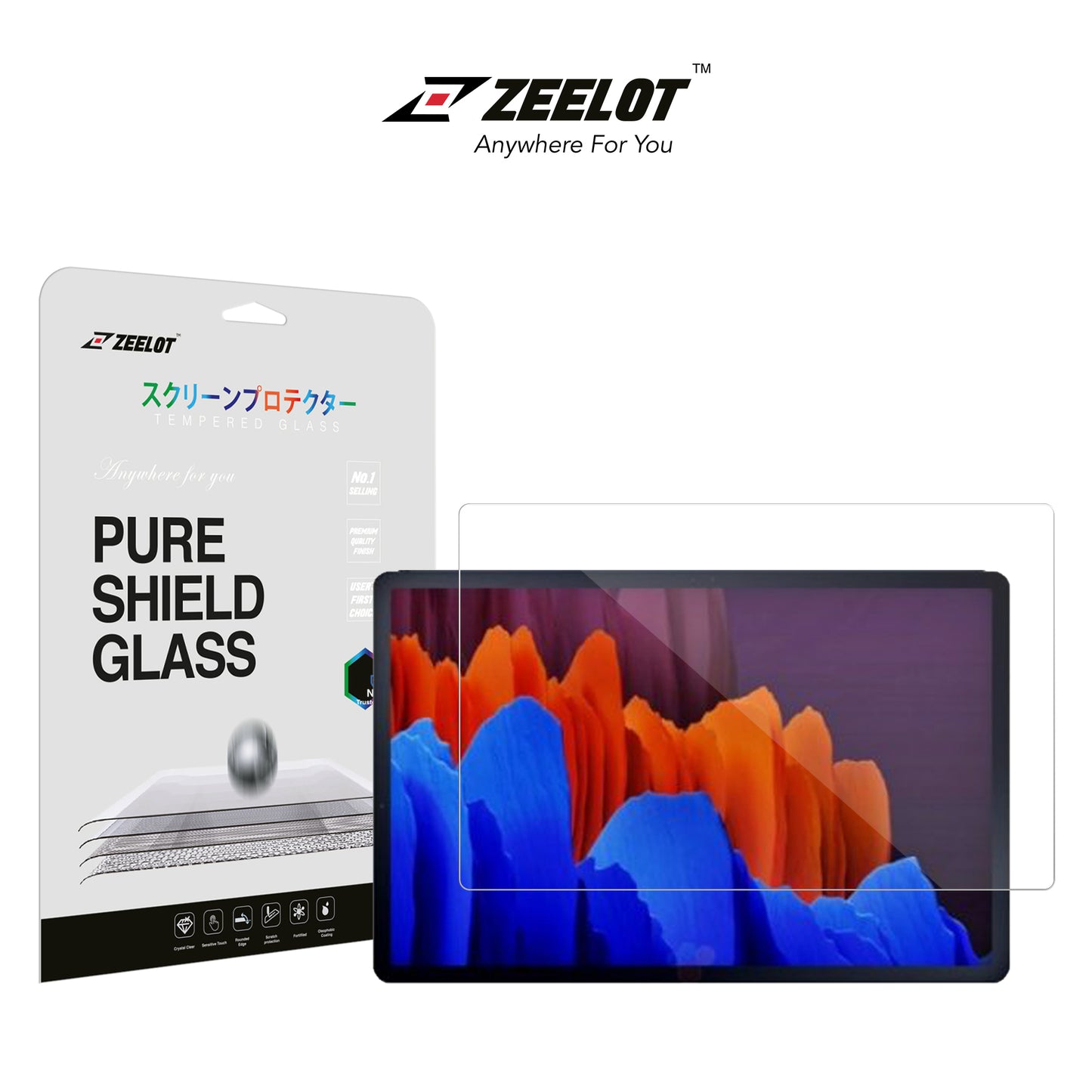 Shop and buy Zeelot PureShield 2.5D Clear Tempered Glass Screen Protector for Samsung Galaxy Tab S7 Plus (2020)| Casefactorie® online with great deals and sales prices with fast and safe shipping. Casefactorie is the largest Singapore official authorised retailer for the largest collection of mobile premium accessories.