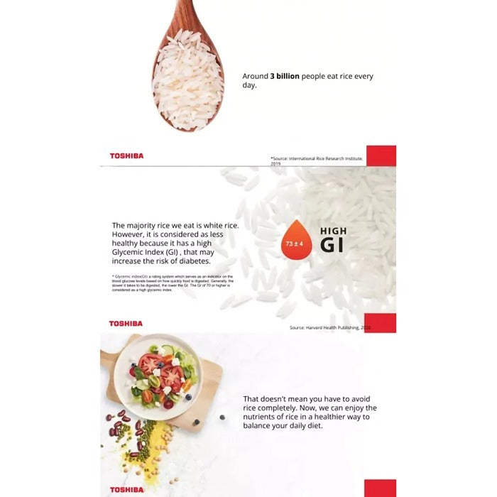 Toshiba RC-10IRPS Low GI Rice Cooker Aluminum Inner Pot 1L – Casefactorie®