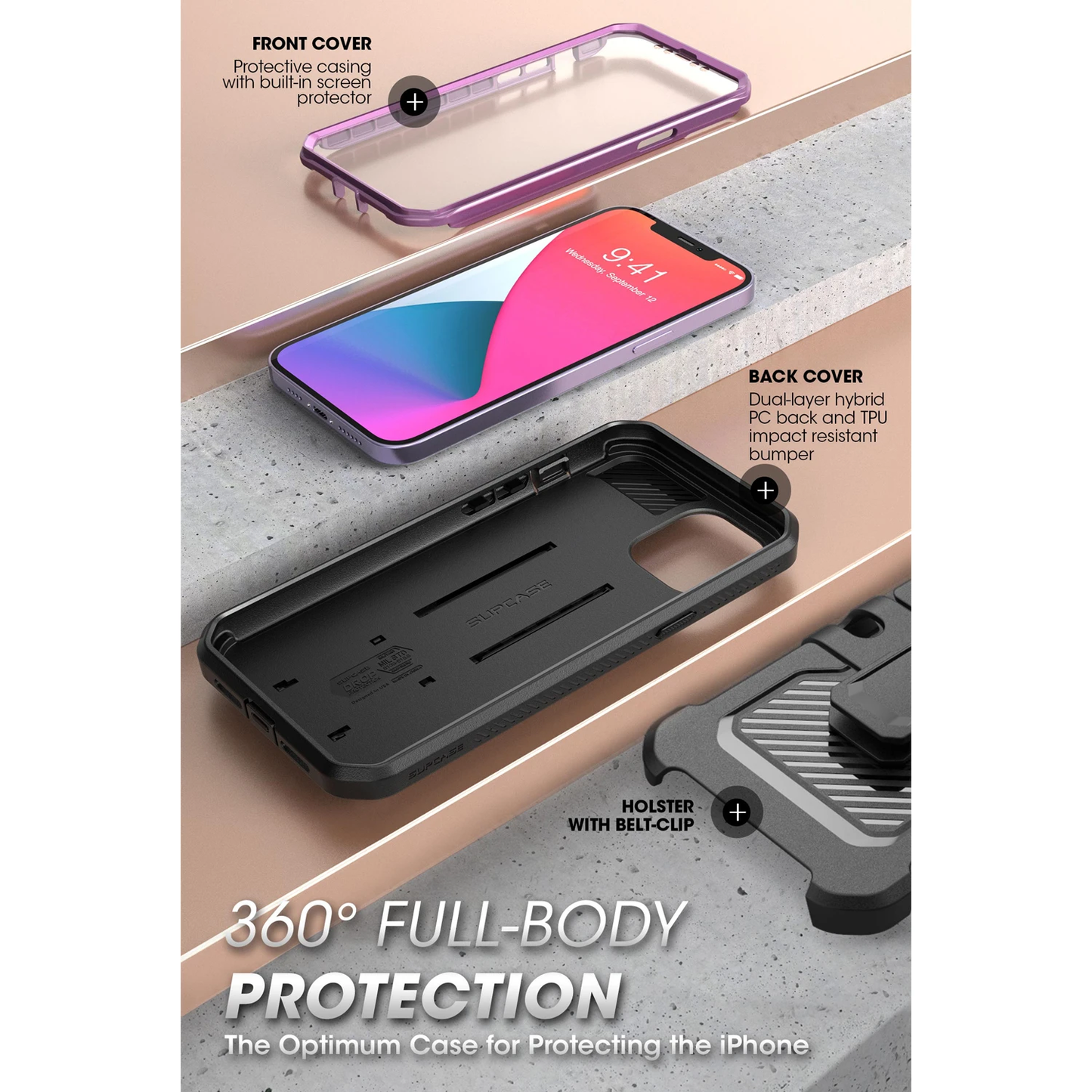 Shop and buy Supcase Unicorn Beetle Pro Case with Built-In Screen Protector iPhone 12 6.1" (2020) Shockproof| Casefactorie® online with great deals and sales prices with fast and safe shipping. Casefactorie is the largest Singapore official authorised retailer for the largest collection of mobile premium accessories.
