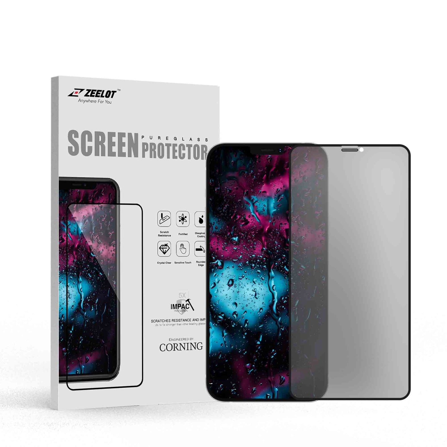 Shop and buy Zeelot PureGlass Titanium Wire Matte Privacy Tempered Glass Screen Protector iPhone 12/12 Pro (2020)| Casefactorie® online with great deals and sales prices with fast and safe shipping. Casefactorie is the largest Singapore official authorised retailer for the largest collection of mobile premium accessories.